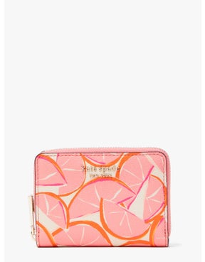 spencer grapefruit zip card case