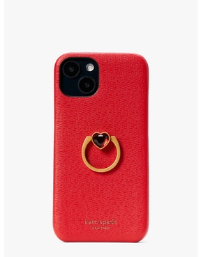 Amour Wrapped Heart Ring Stand Iphone 14 Pro Max Case