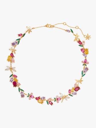Greenhouse Floral Statement Necklace
